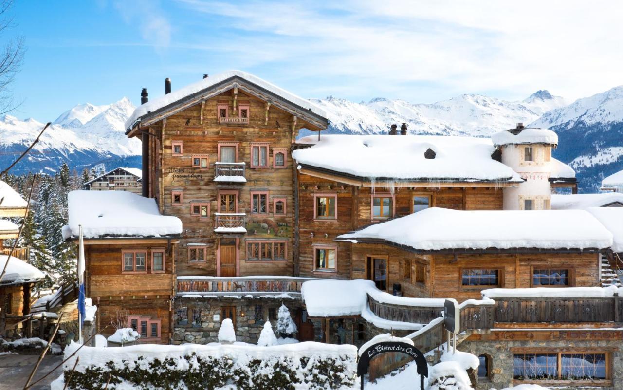Hostellerie Du Pas De L'Ours "Relais Et Chateaux" Crans-Montana Exterior foto