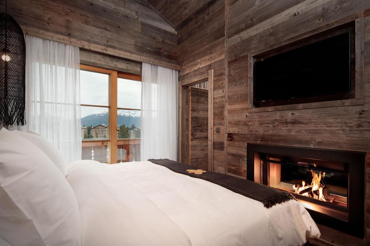 Hostellerie Du Pas De L'Ours "Relais Et Chateaux" Crans-Montana Exterior foto
