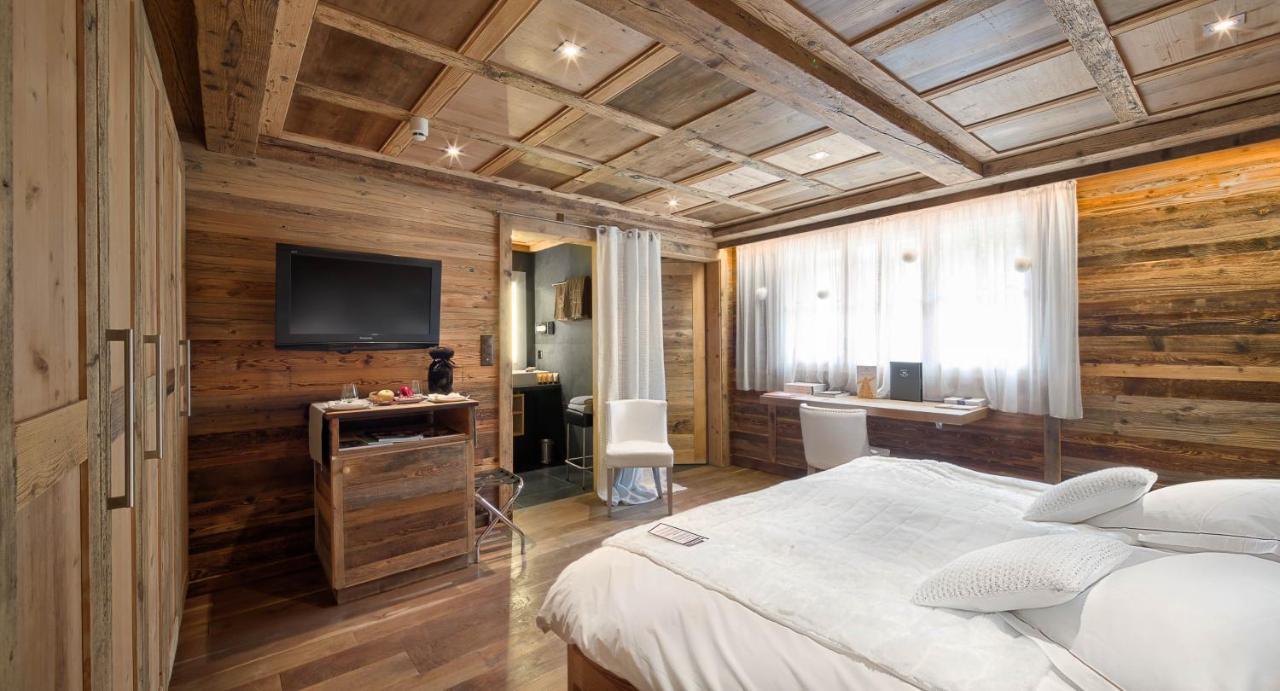 Hostellerie Du Pas De L'Ours "Relais Et Chateaux" Crans-Montana Exterior foto