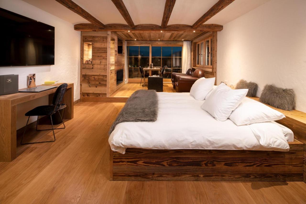 Hostellerie Du Pas De L'Ours "Relais Et Chateaux" Crans-Montana Exterior foto